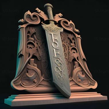 3D model AGON The LoSword of Toledo game (STL)